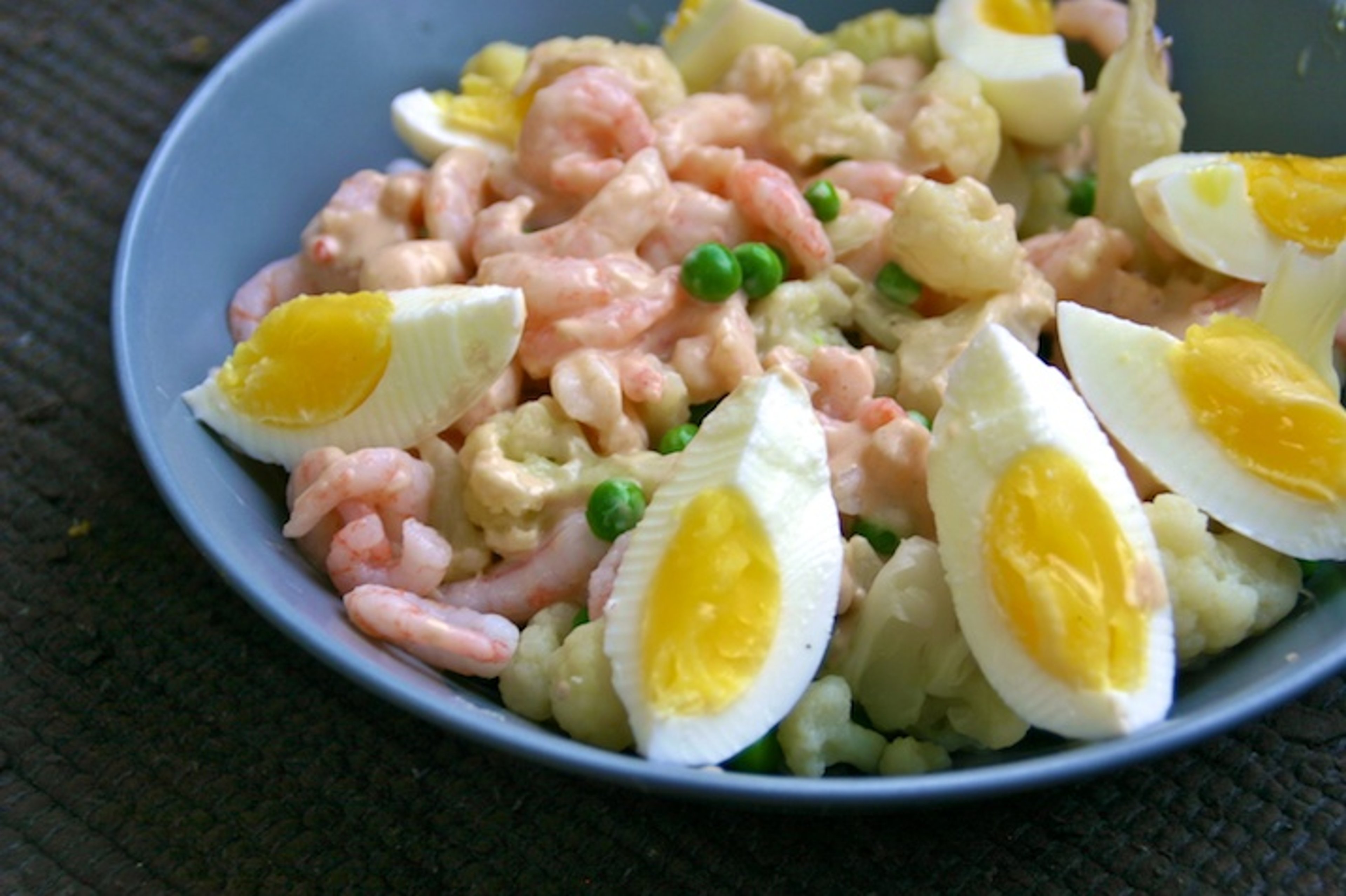 Maskeret blomkålssalat