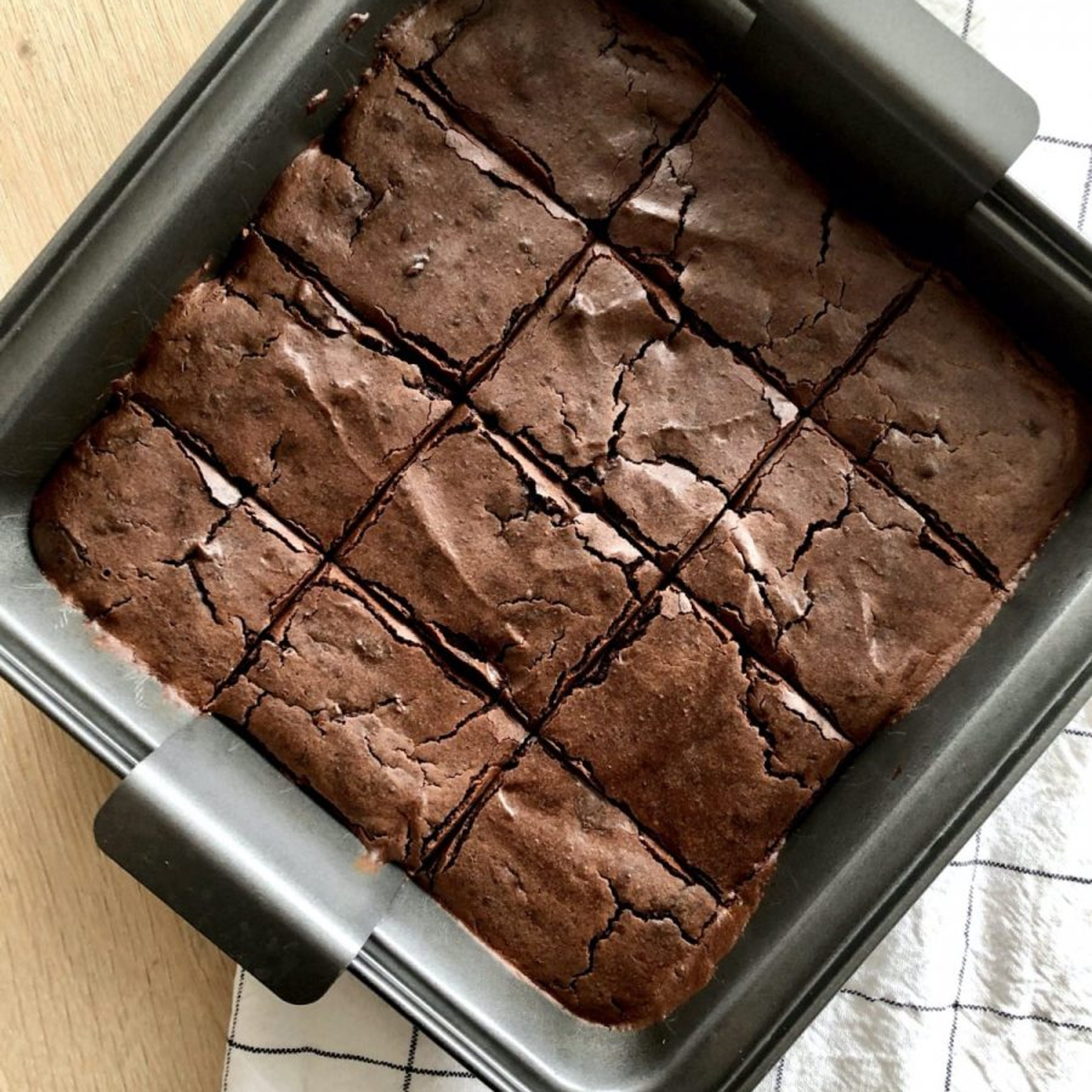 Overraskende bønnebrownie