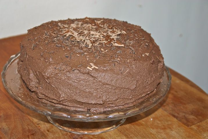 Chokoladet chokoladelagkage