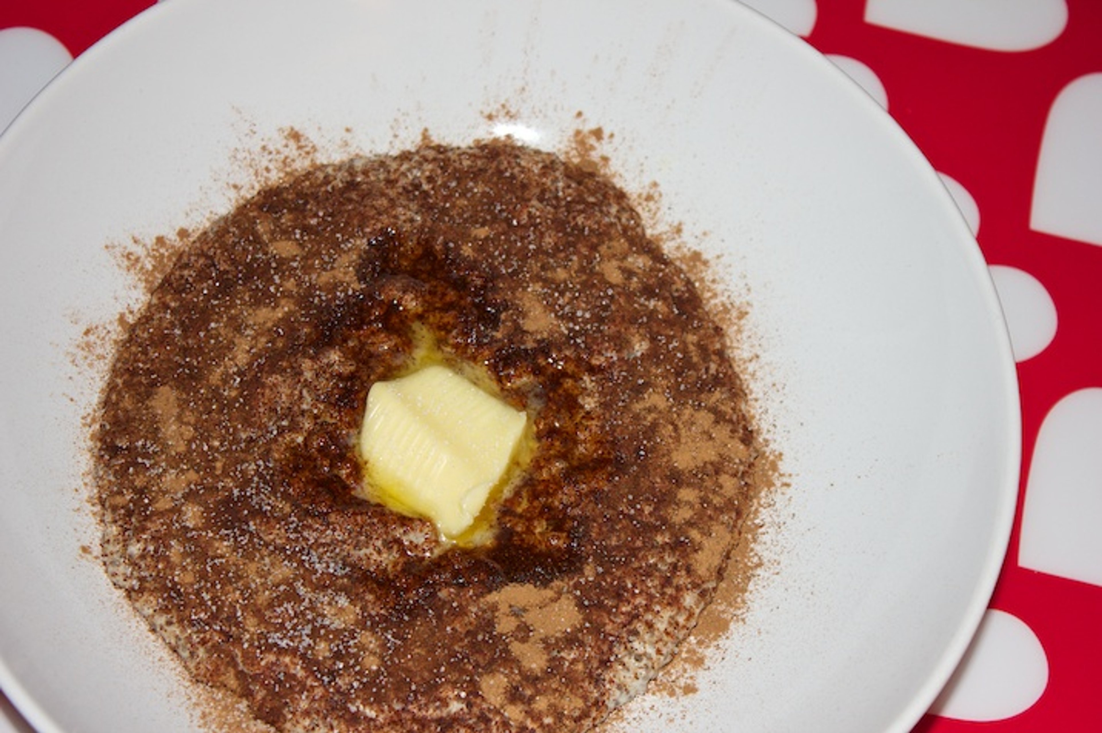 Varm chiagrød a la jul (snyde-LCHF-risengrød)