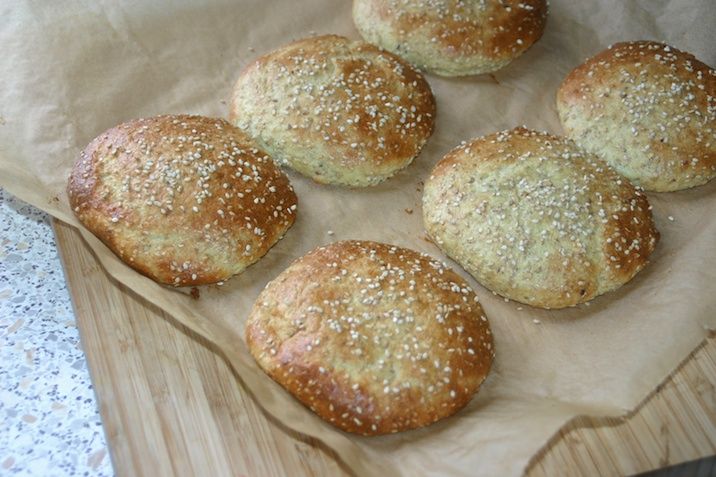 Burgerboller med sesam