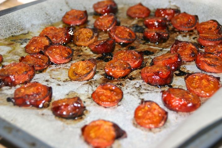 Langtidsstegte tomater