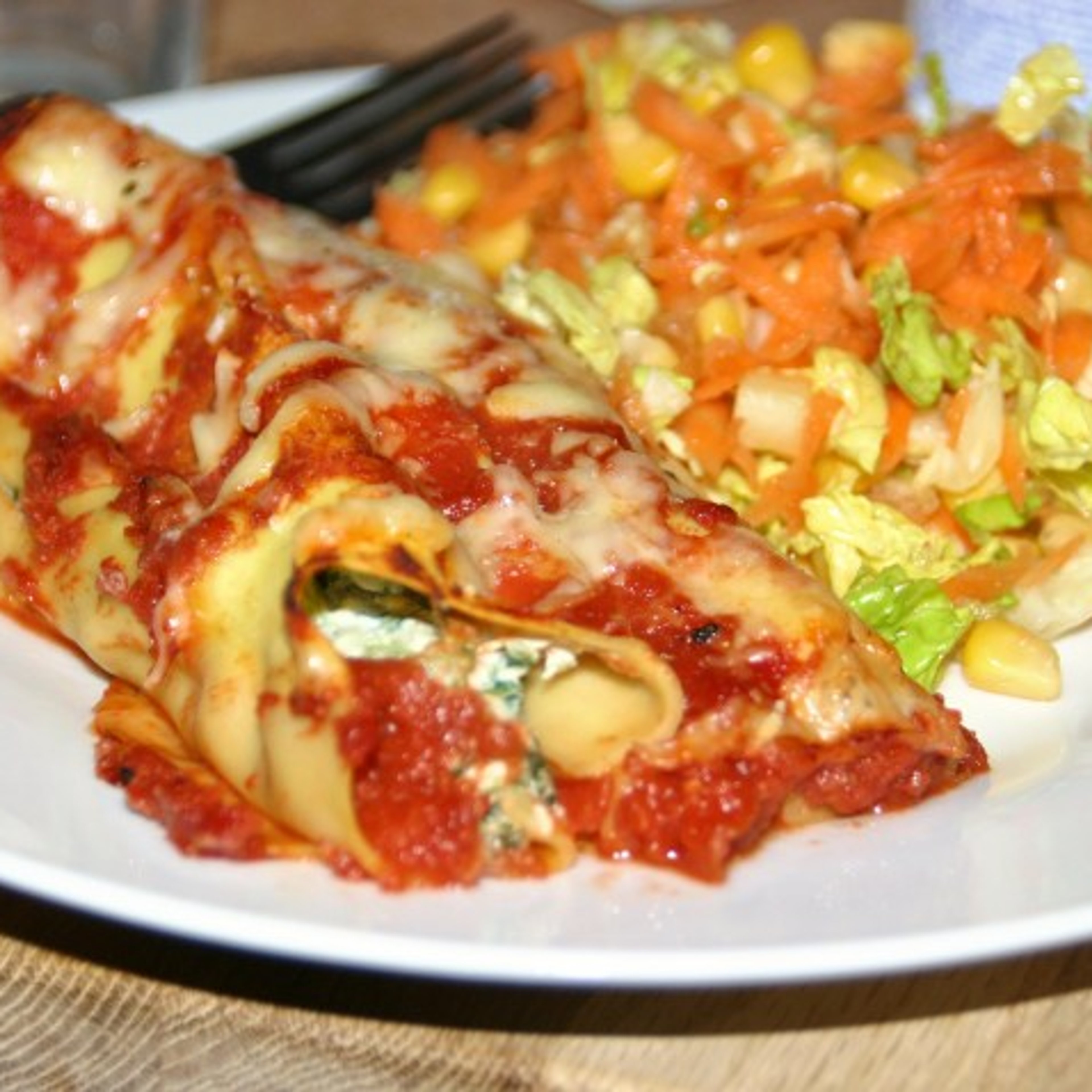 Cannelloni med ricotta og spinat