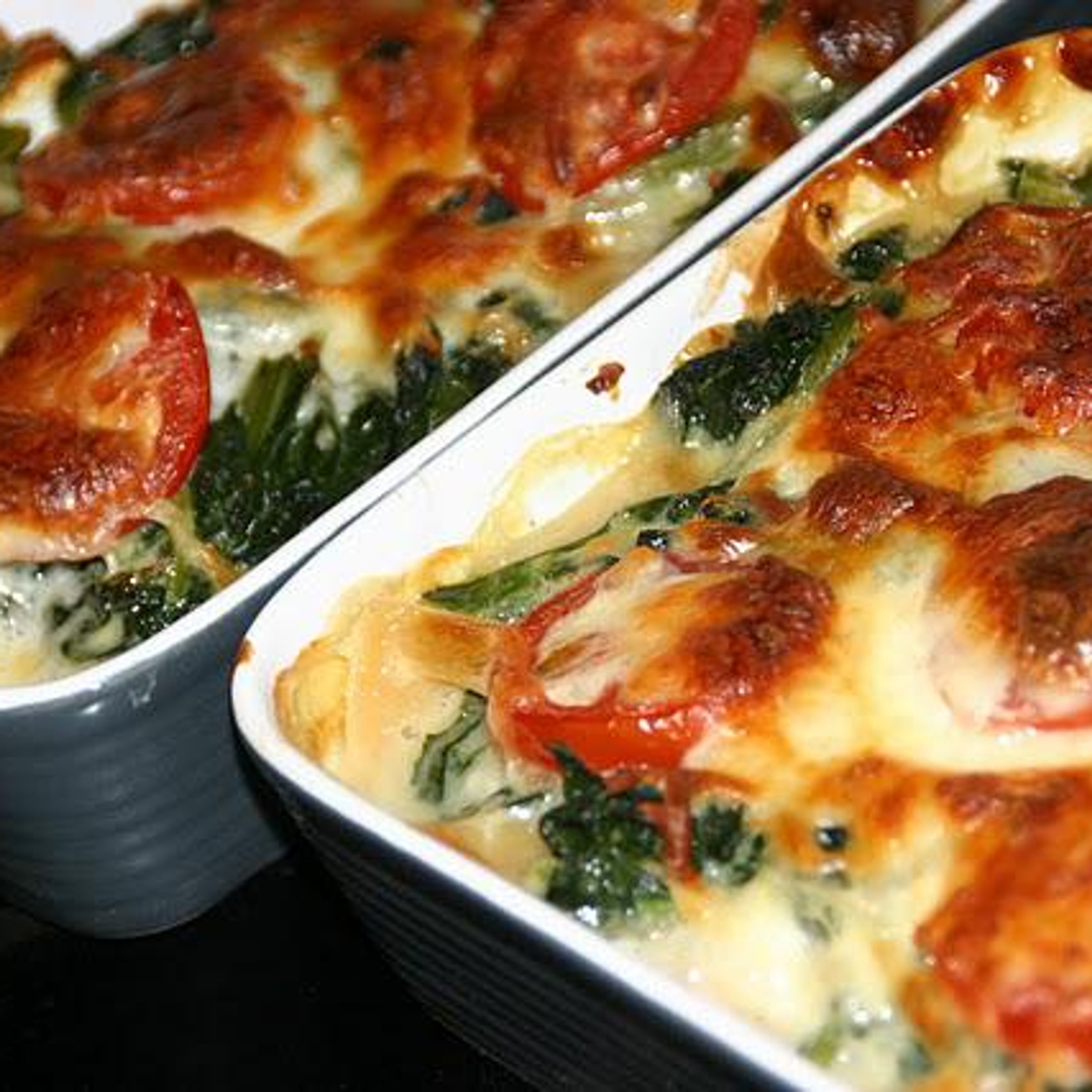 Fiskelasagne med spinat