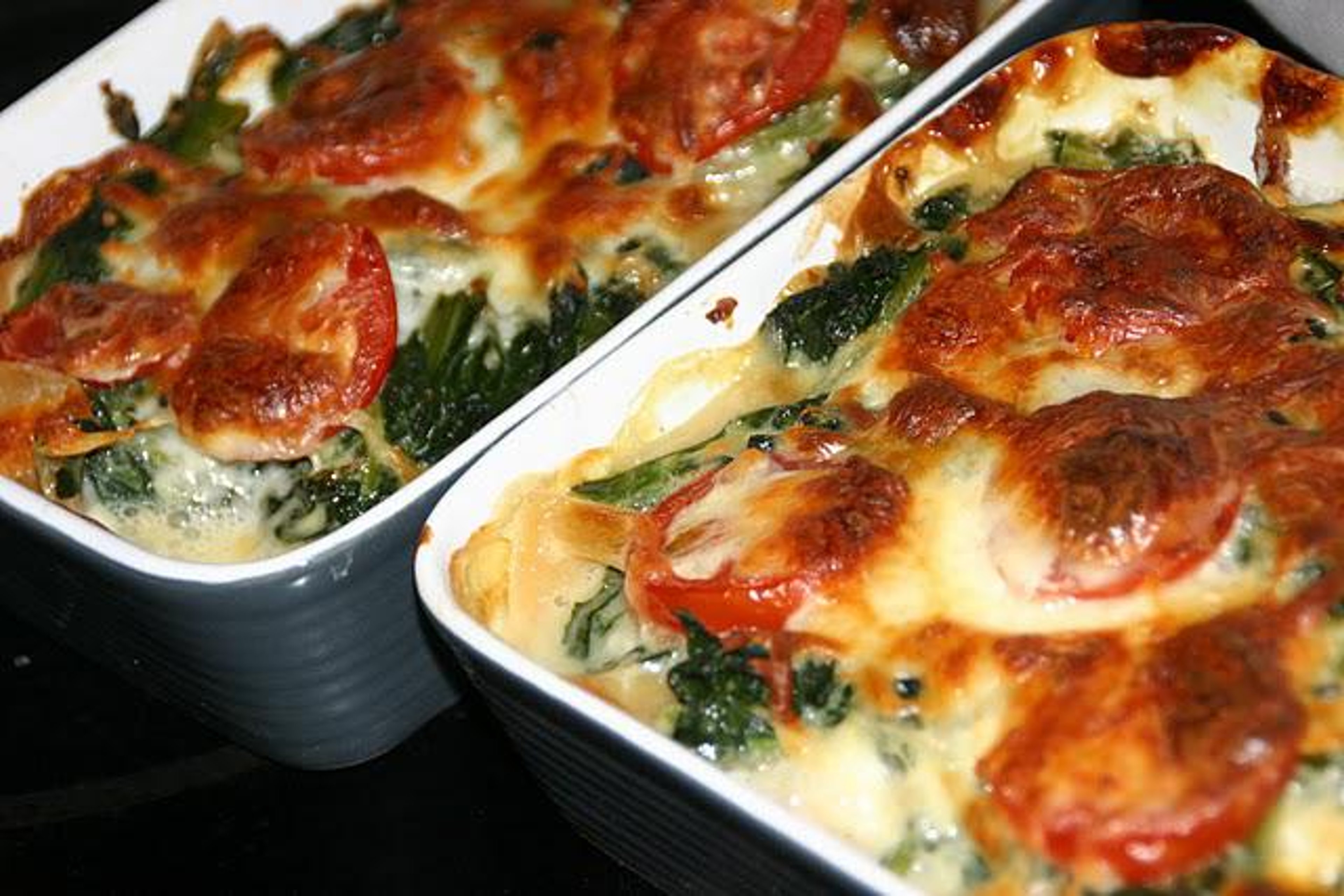 Fiskelasagne med spinat