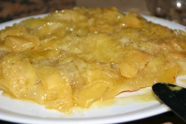 Tarte tatin med marcipan og butterdej