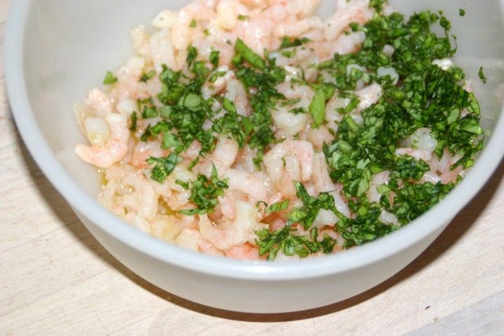 Blomkålssuppe med rejer