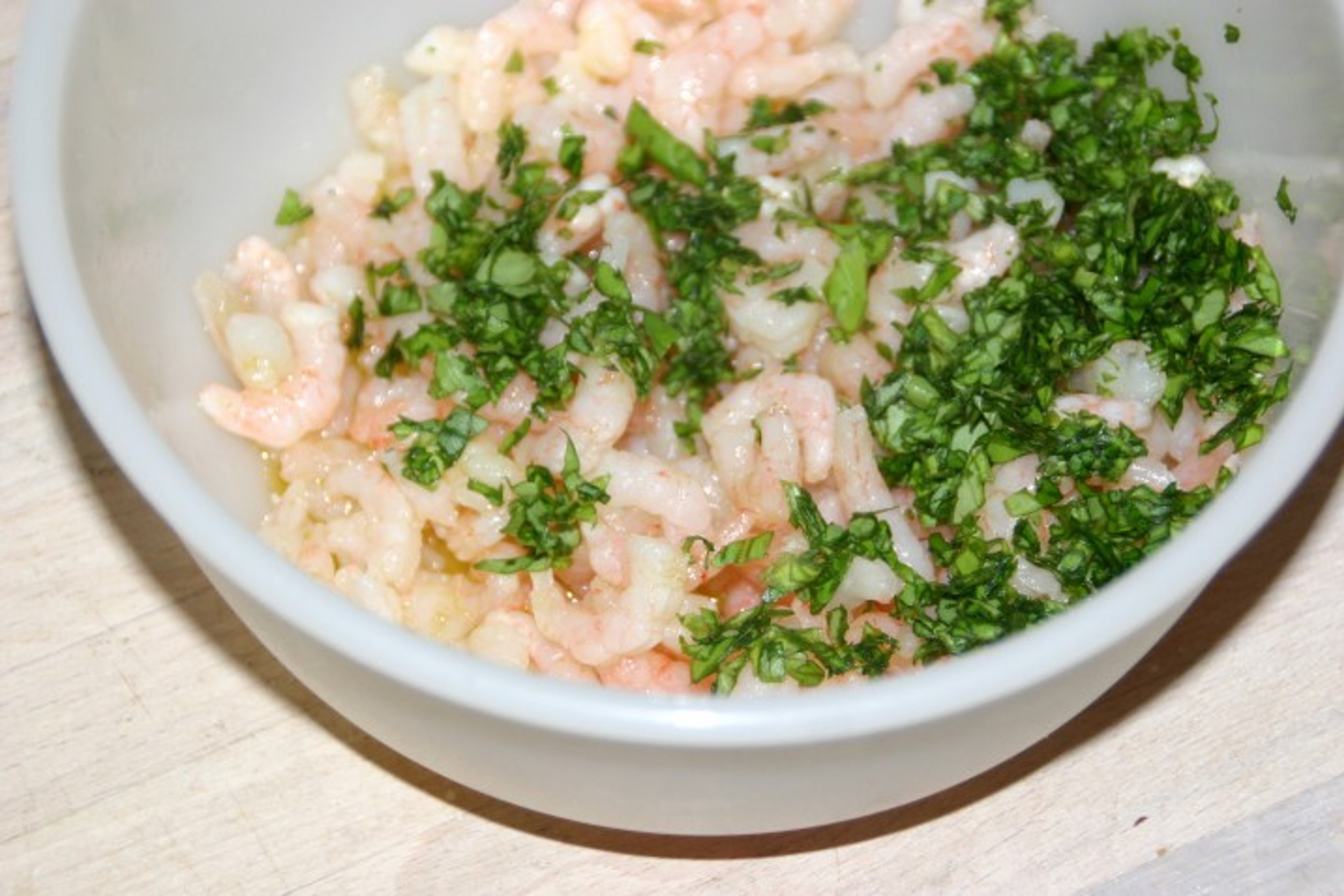 Blomkålssuppe med rejer