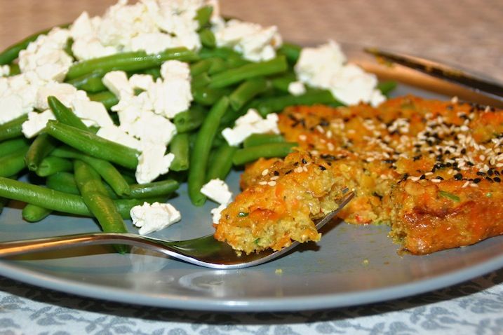 Gulerodstærte med chili og forårsløg