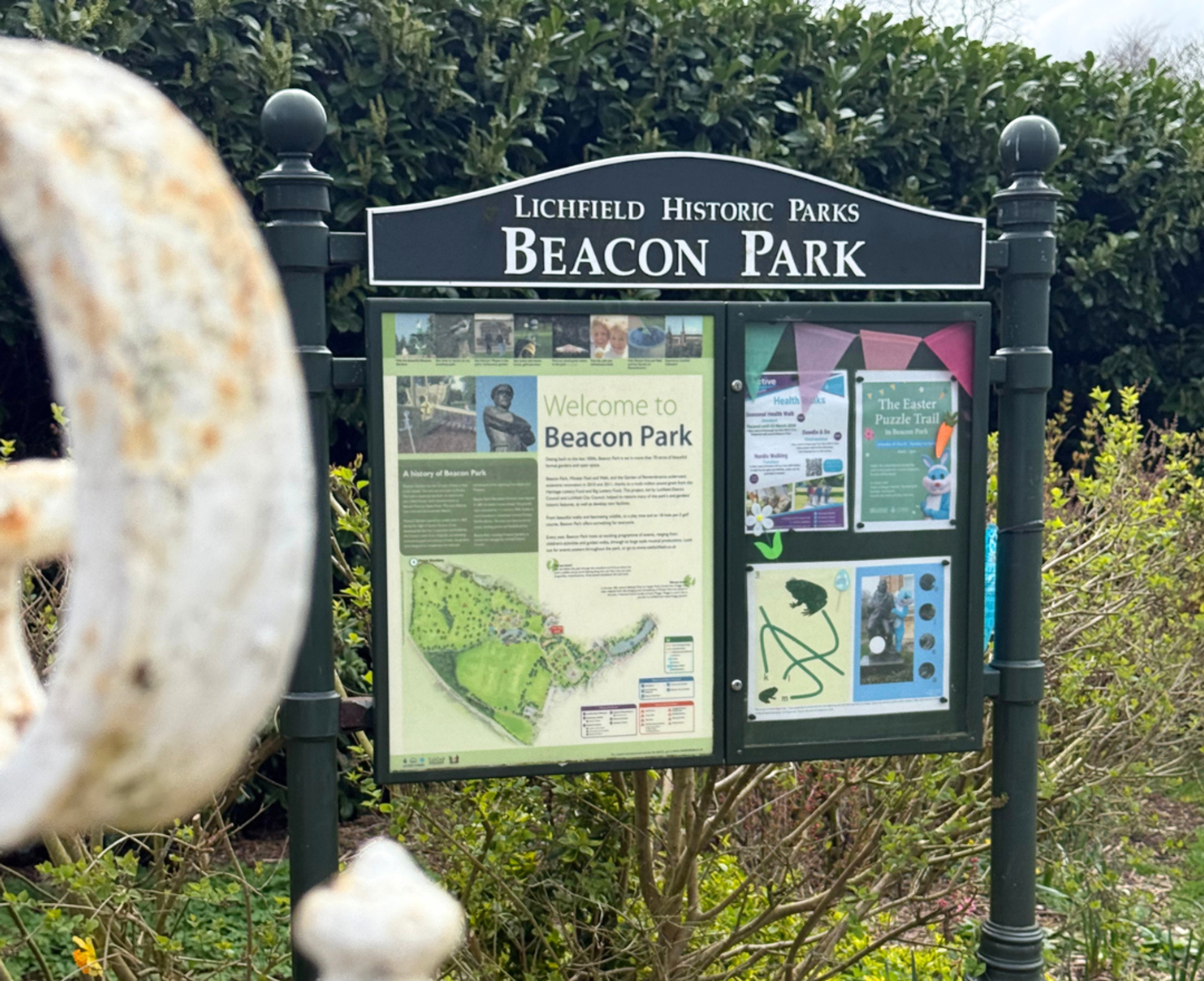 A photo of a sign at the historic Beacon Park