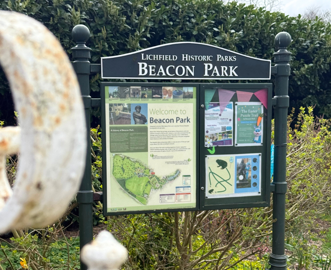 A photo of a sign at the historic Beacon Park