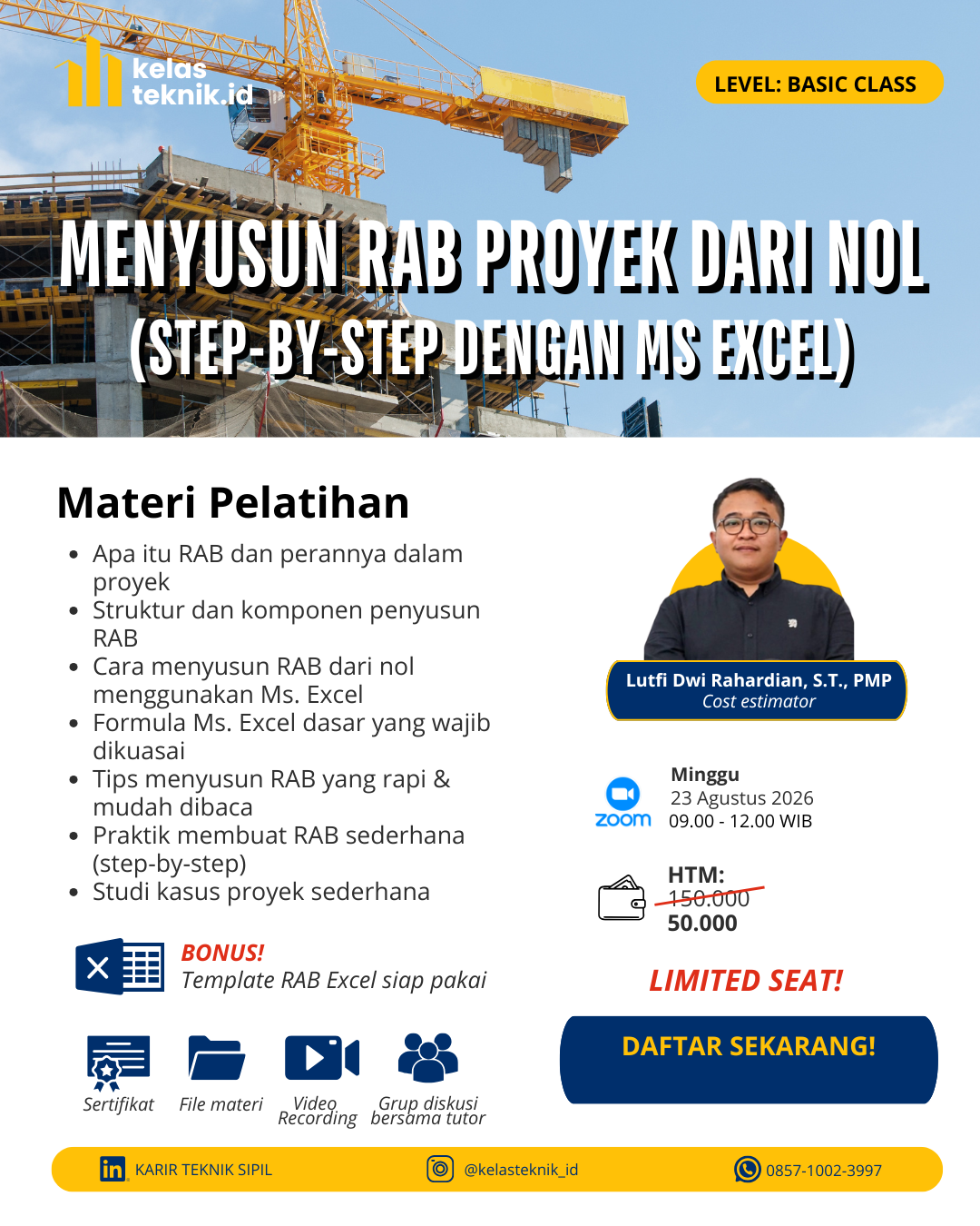 Menyusun RAB Proyek Dari Nol: Step-by-step dengan Ms. Excel