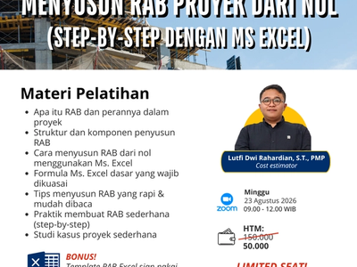Menyusun RAB Proyek Dari Nol: Step-by-step dengan Ms. Excel