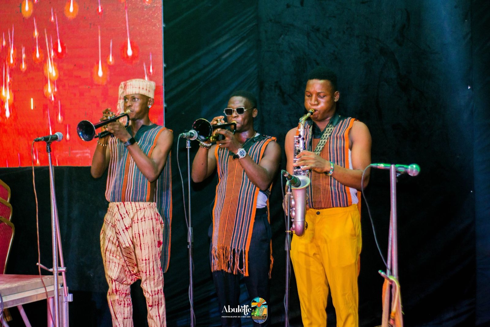 The horn section