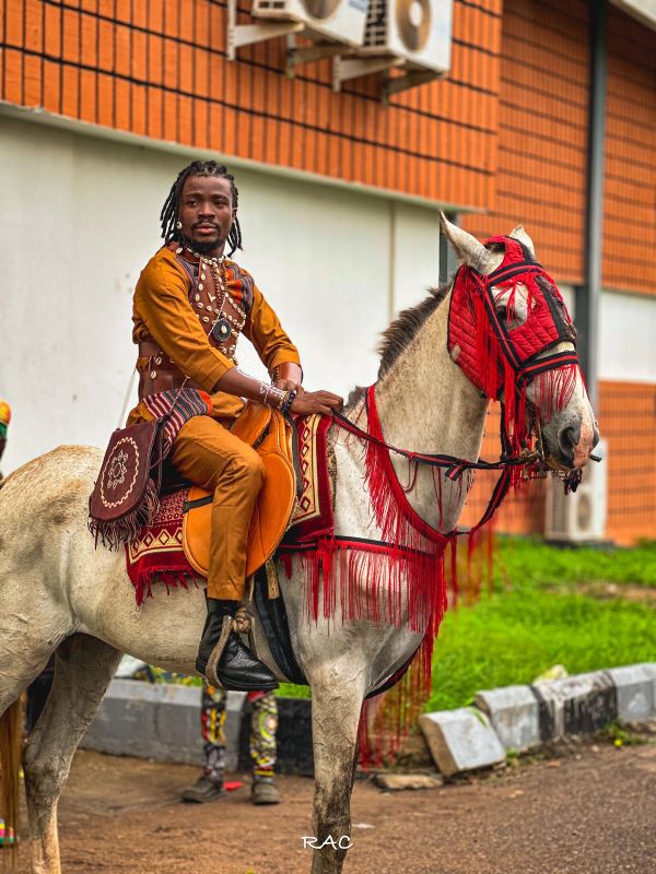 Arrival on horseback
