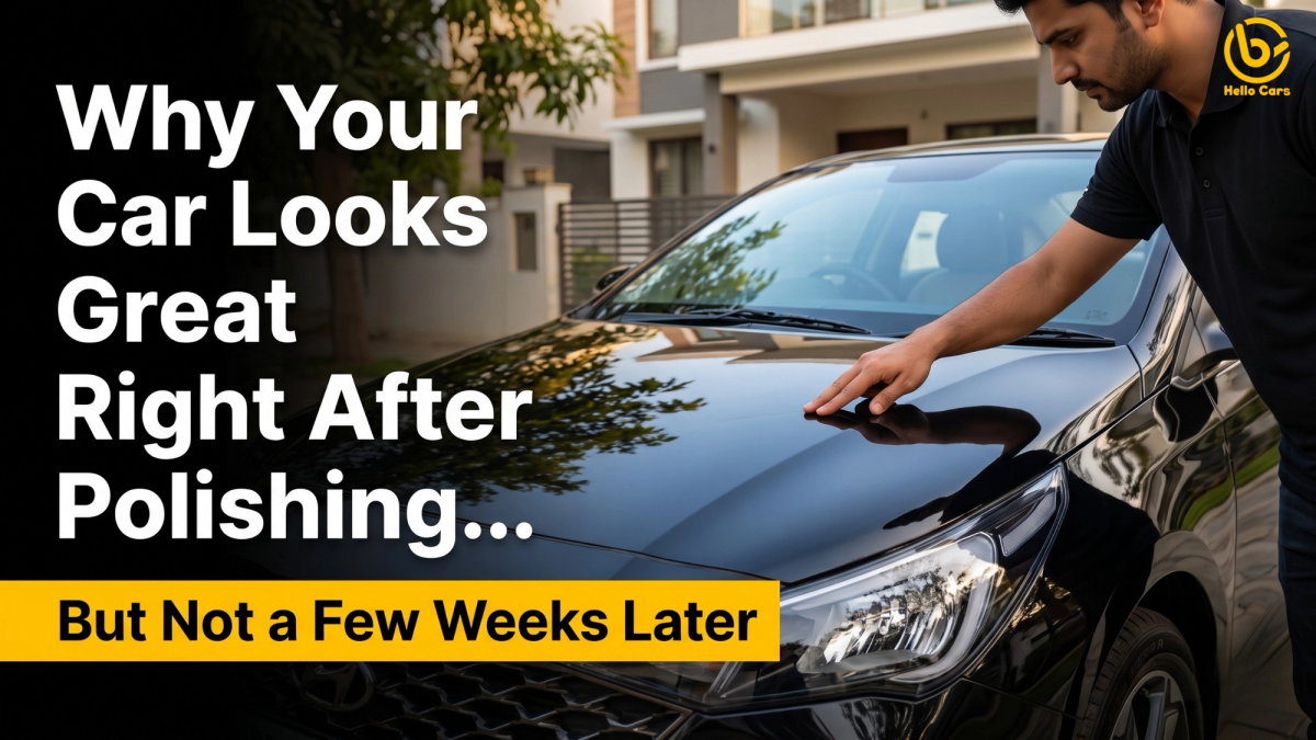 why your car looses shine after polishing