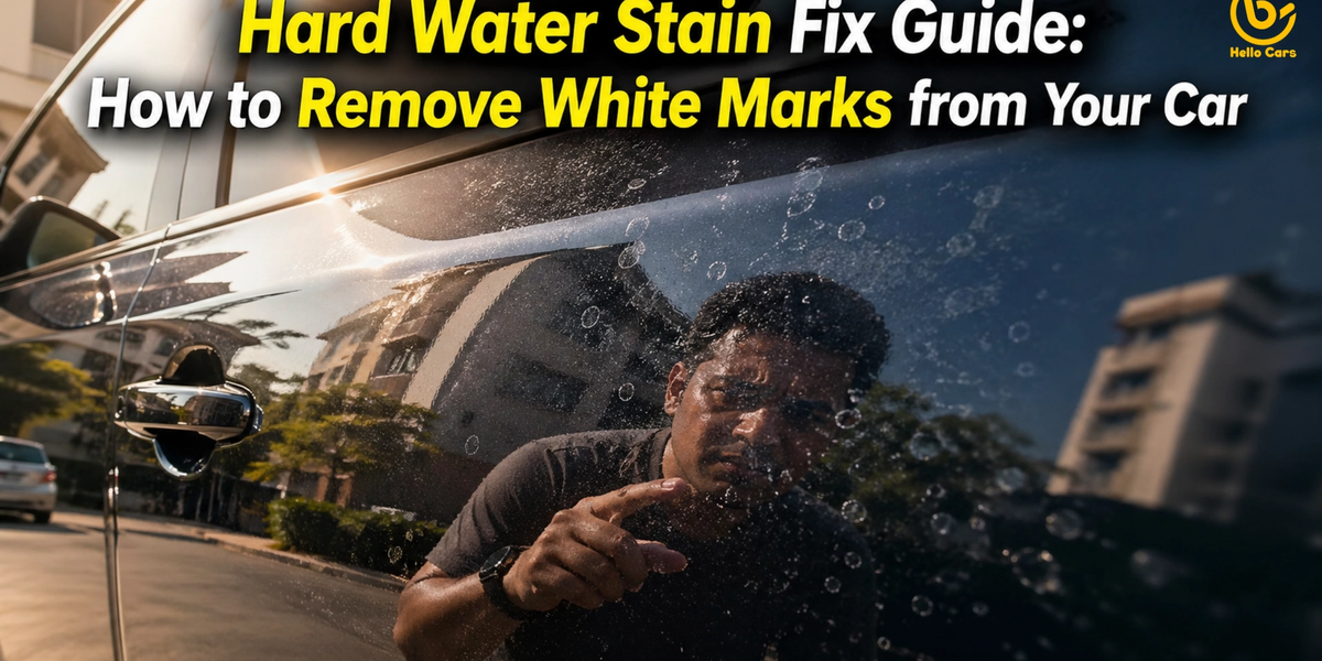 Hard water stain fix guide.