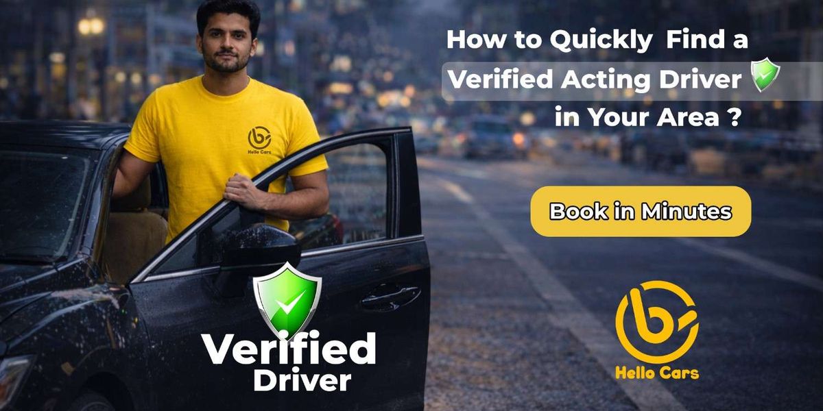 Find a verified acting driver