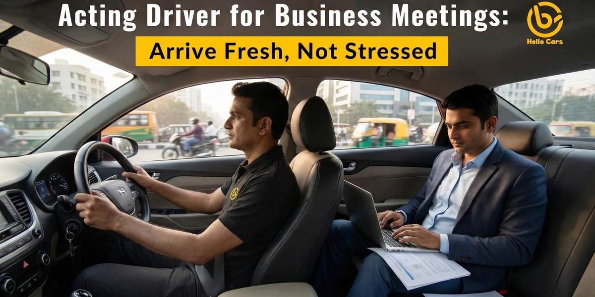 Acting Driver for Business Meetings