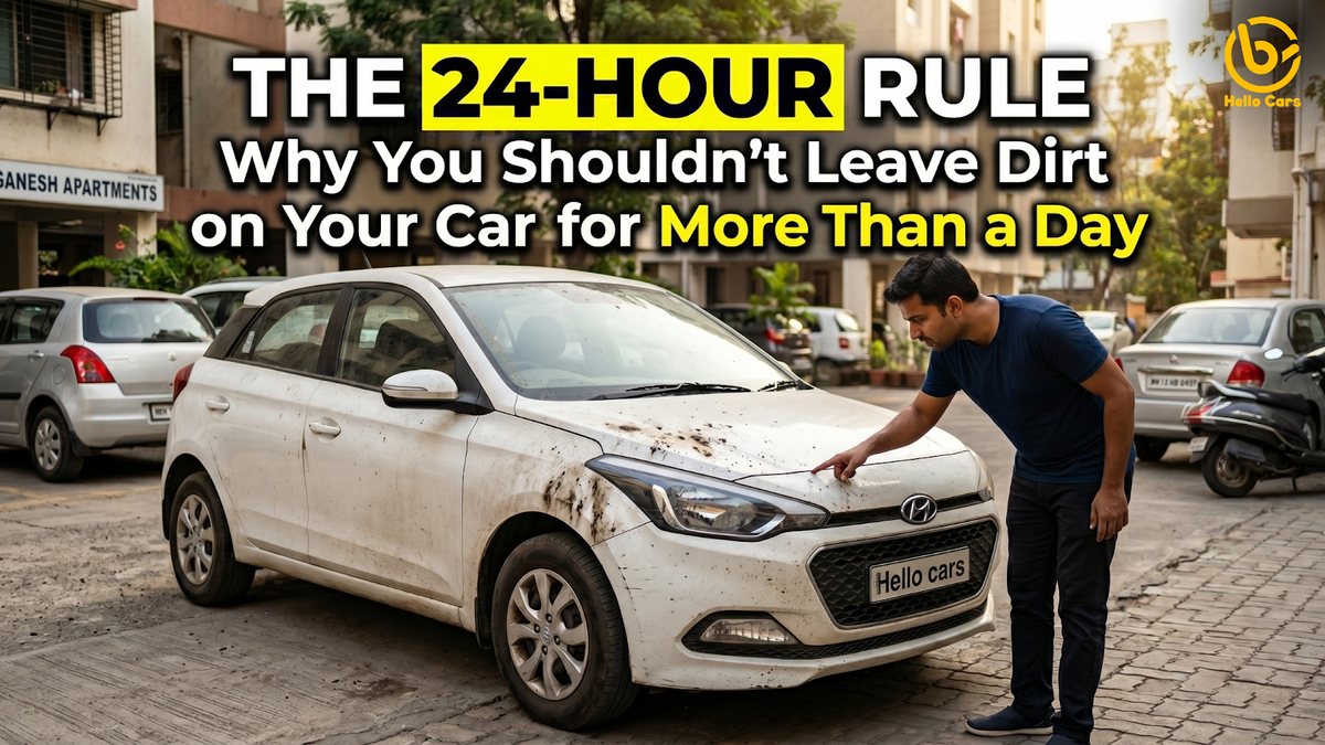 Do not Leave Dirt on Your Car for More Than a Day
