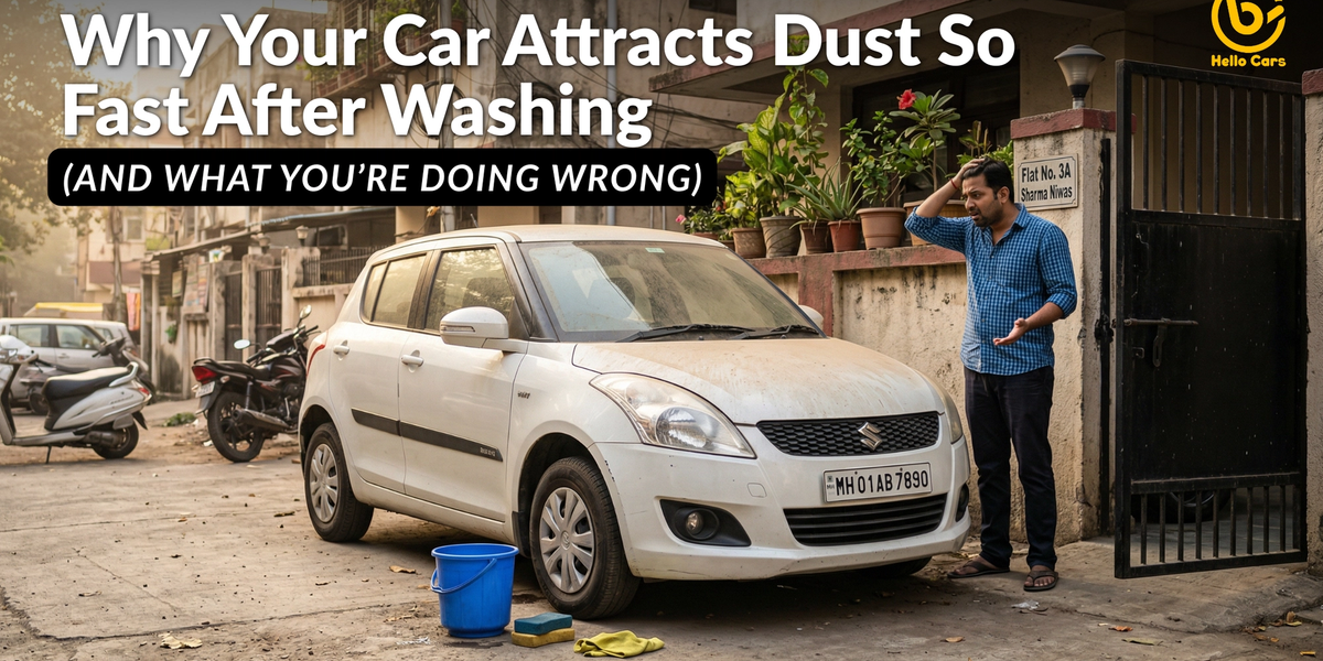 Car Attracts Dust So Fast After Washing
