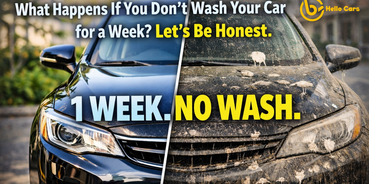 what happens if you don't wash your car for a week