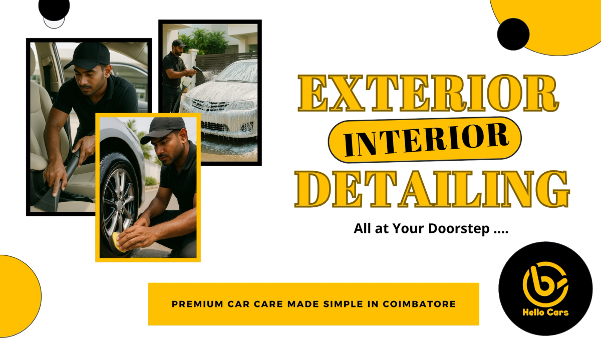 door step car wash in coimbatore