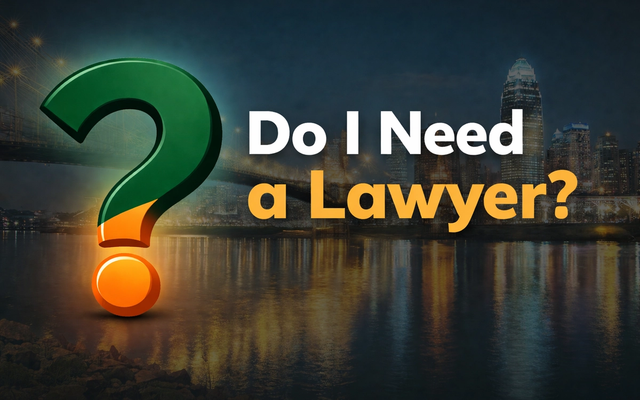 Do I need a lawyer and Cincinnati?