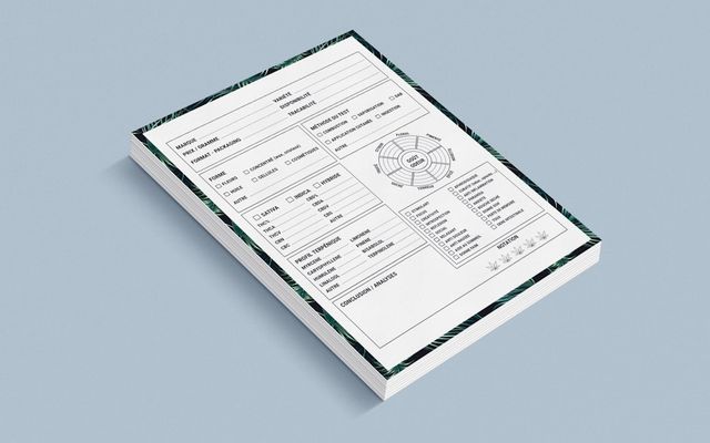 a paper with a diagram on it