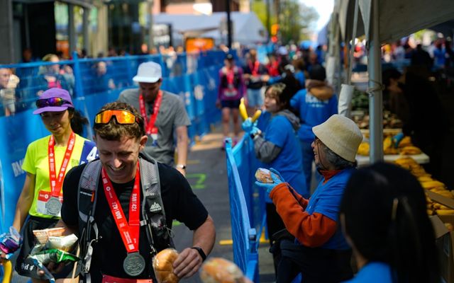 Community event with people gathering together