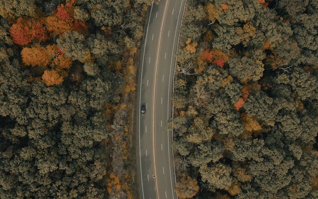 black car on road during daytime