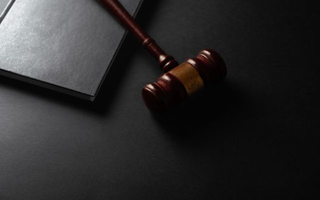 Judge gavel and law book representing personal injury law