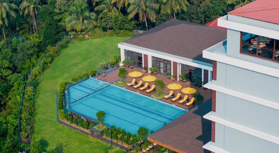 Aerial view of Gateway Goa Palolem