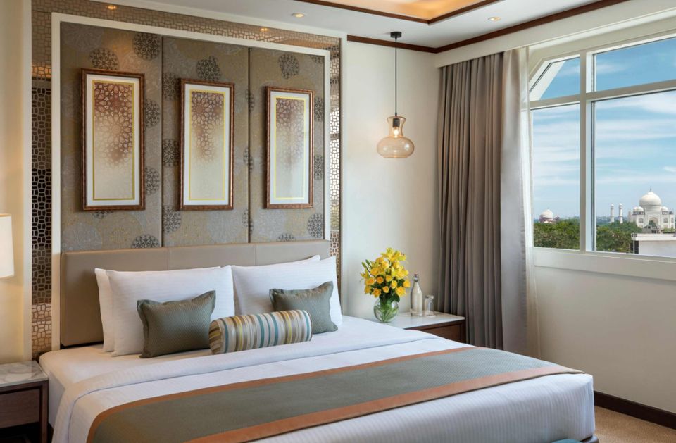SeleQtions King Bed Suite with Taj Mahal View at Tajview Agra