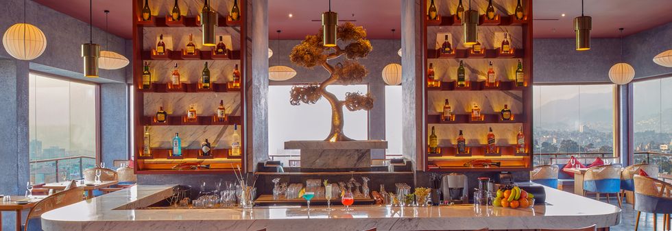 Rooftop Bar & Grill Restaurant at Vivanta Kathmandu