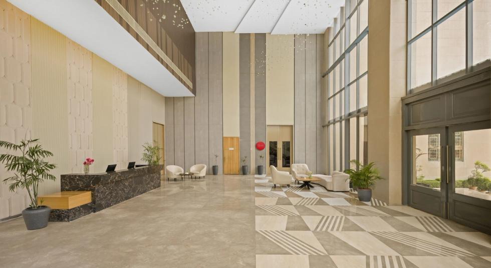 Lobby and reception area at Ginger Etawah, Gwalior Bypass Road