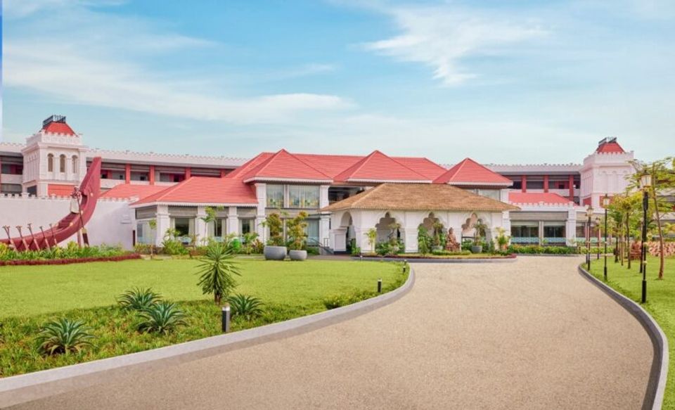 Charming walkway at Gateway Bekal