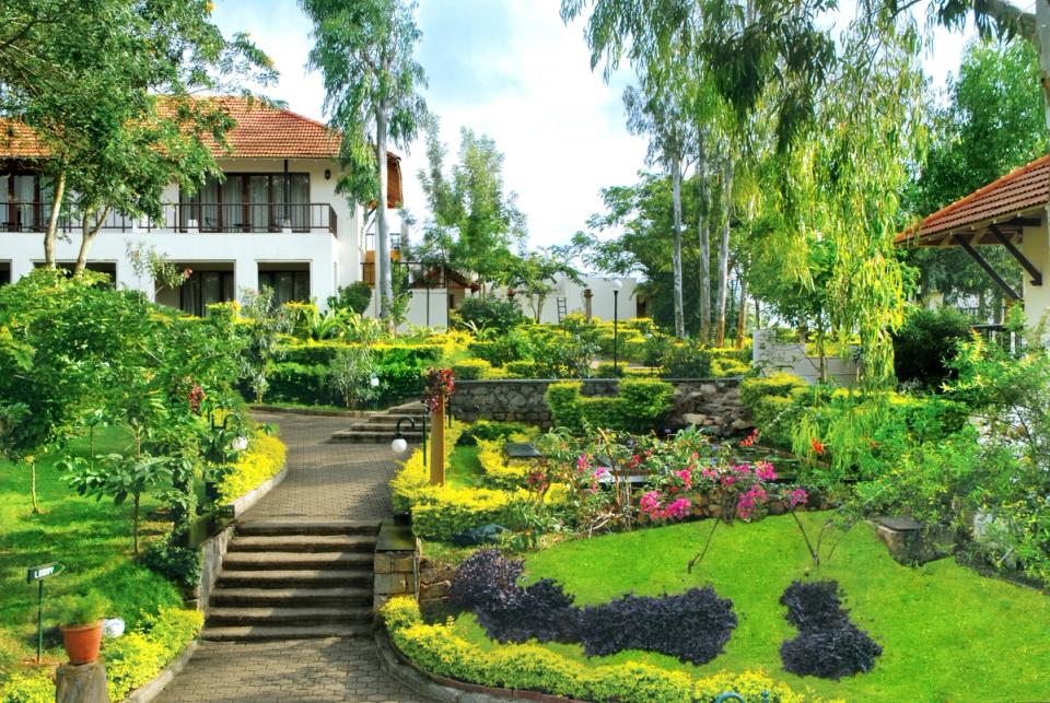 Beautiful walkway at Gateway Chikmagalur