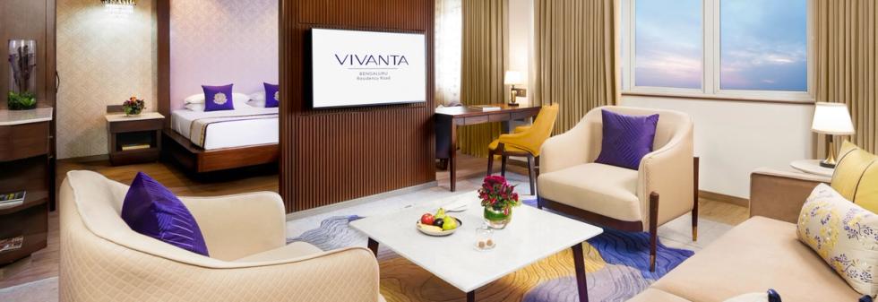 Rooms & Suites at Vivanta Bengaluru, Residency Road