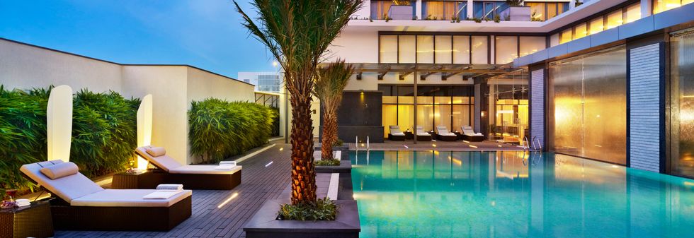 Hotel Swimming Pool at Vivanta Chennai
