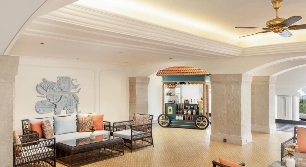 Elegant Hotel Lounge at Gateway Varkala
