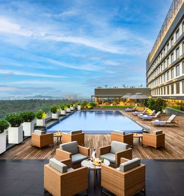 Luxury Hotel Pool at Vivanta Bhubaneswar