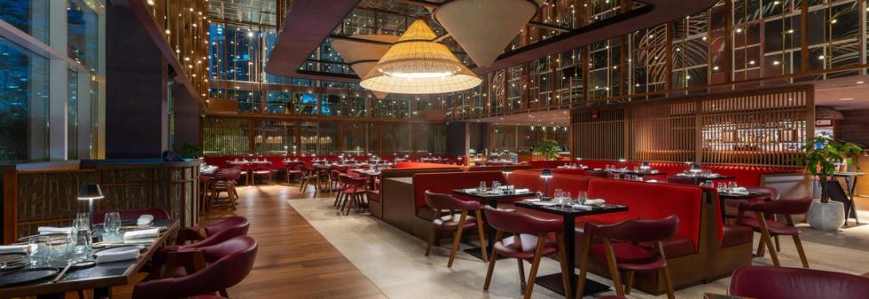 MISS TESS- Luxury Interior View of Taj Dubai Restaurant
