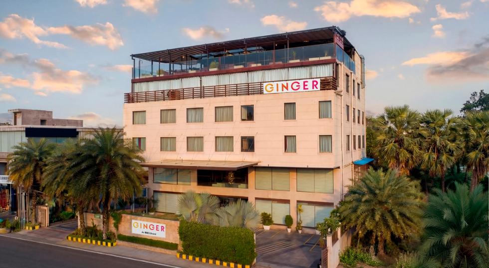 Exterior view of Ginger Bhopal, Shahpura Lake hotel in Bhopal.