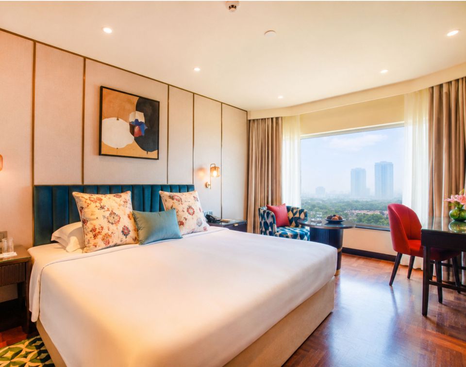 Deluxe City View Room with Queen Bed - Rooms & Suites at President, Mumbai
