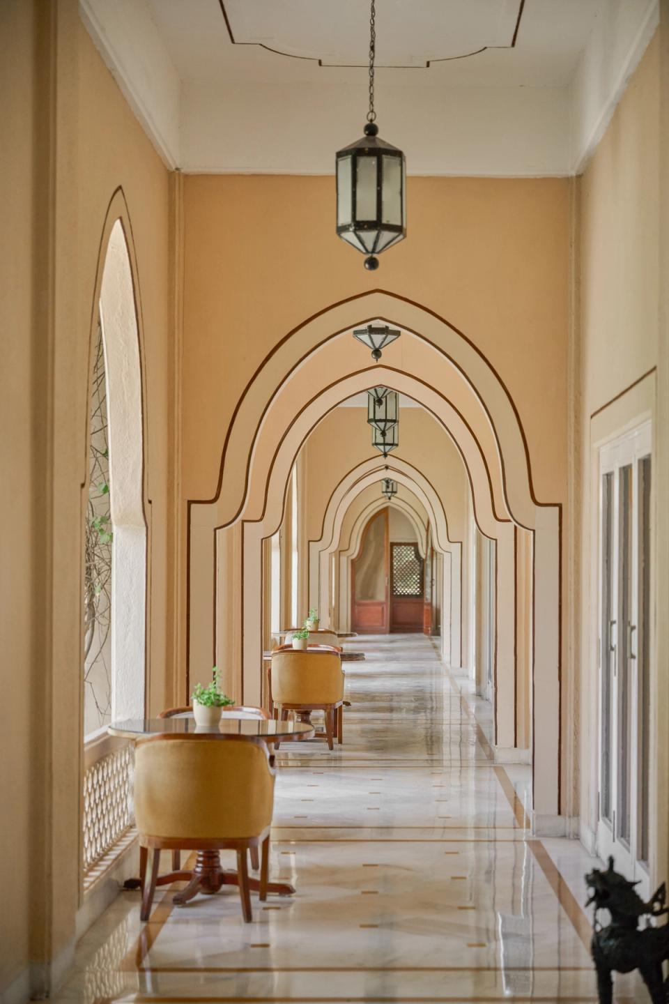 Elegant Corridor at a Luxury Hotel Gateway Aurangabad