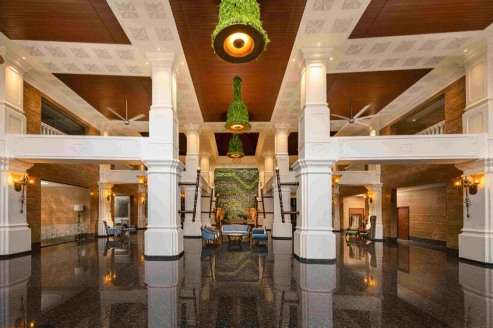 Elegant lobby area at Gateway Bekal