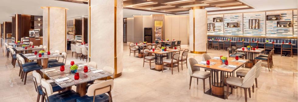 Luxury Interior View of Palm Kitchen - Taj Exotica, Dubai