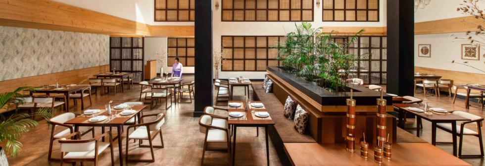 Luxury Hotel Dining Area at Vivanta Sikkim