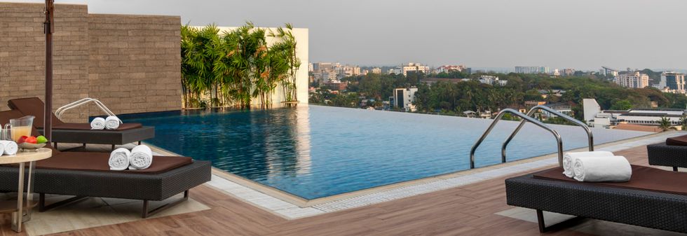 Outdoor Pool Area at Vivanta Thiruvananthapuram